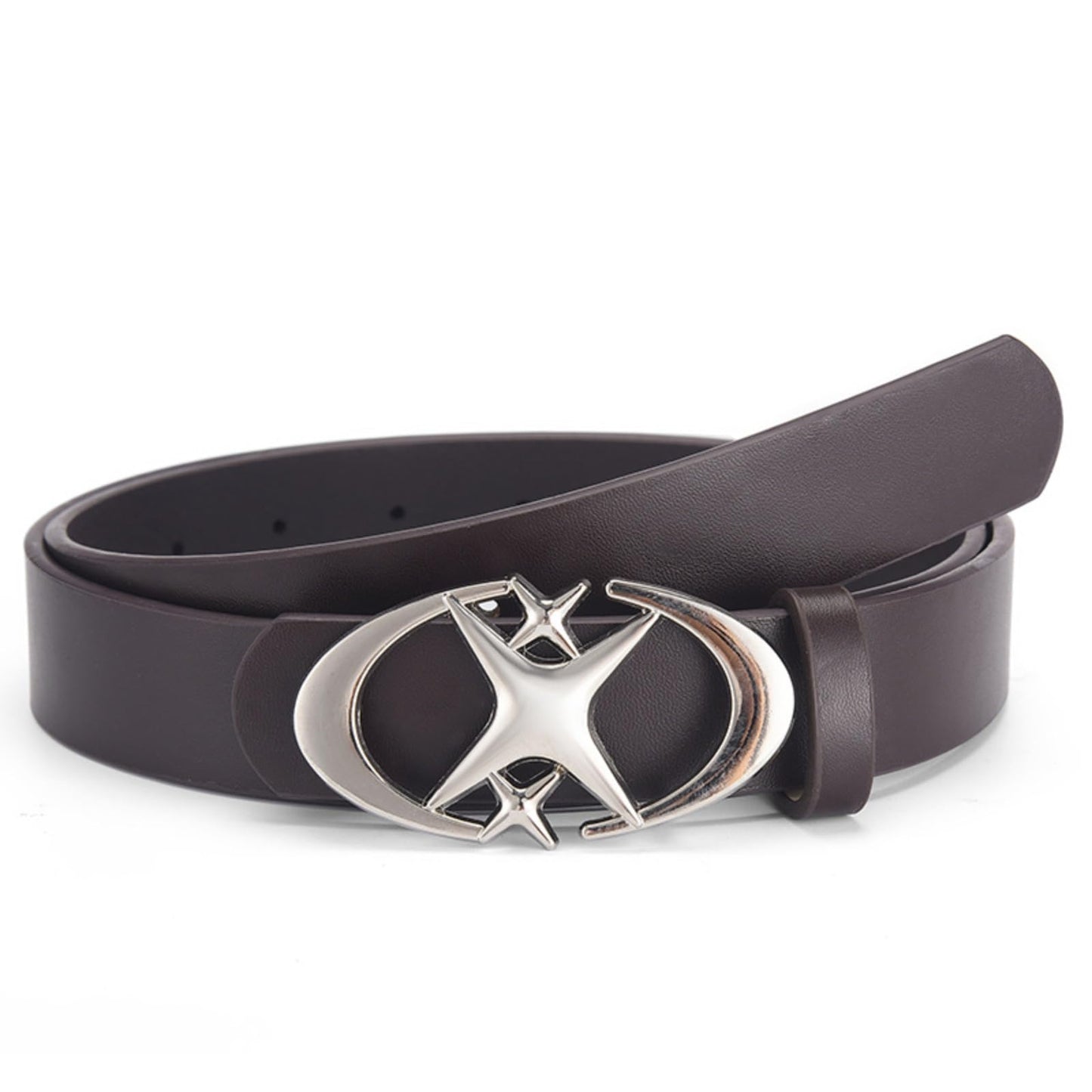 HOTY2k Belt Star Metal Buckle Vintage Gothic Punk Rock Emo Grunge Accessories Western Chunky Belts Trendy Y2k Clothes