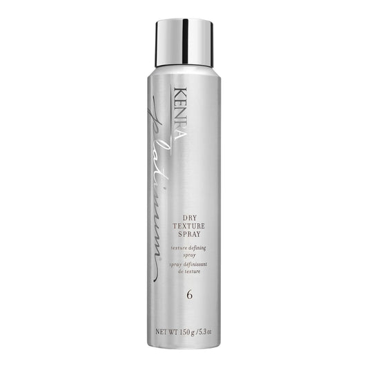 HOTKenra Platinum Dry Texture Spray 6 | Texture Defining Styler | Increases Texture & Fullness | Absorbs Oils & Impurities | Ultra-Lightweight, Non-Drying Formulation | All Hair Types