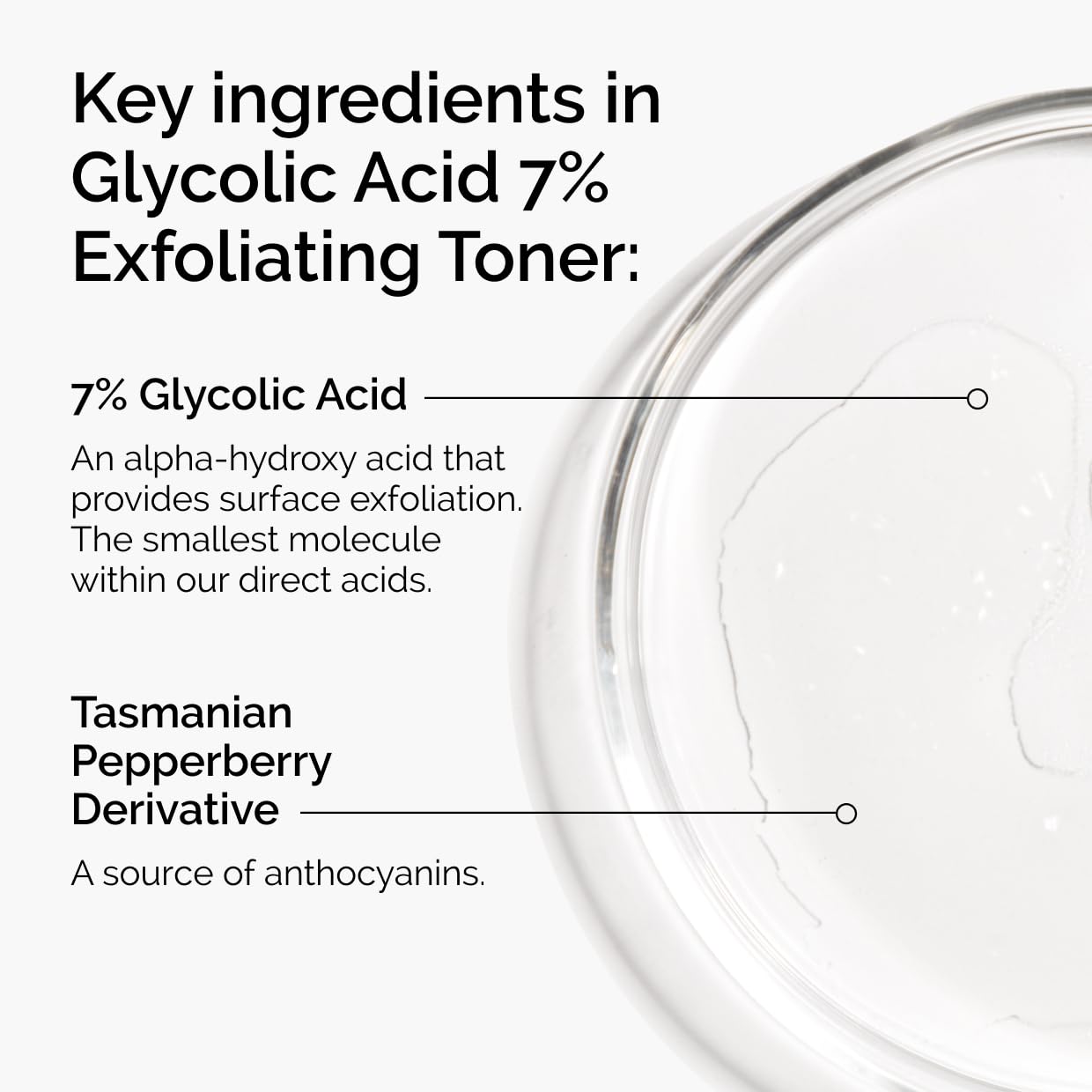 HOTThe Ordinary Glycolic Acid 7% Exfoliating Toner, Brightening and Smoothing Daily Toner for More Even-Looking Skin Tone