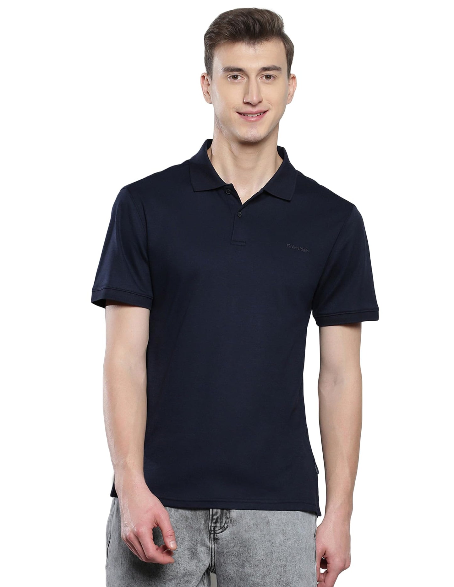 HOTCalvin Klein Men's Liquid Touch Polo