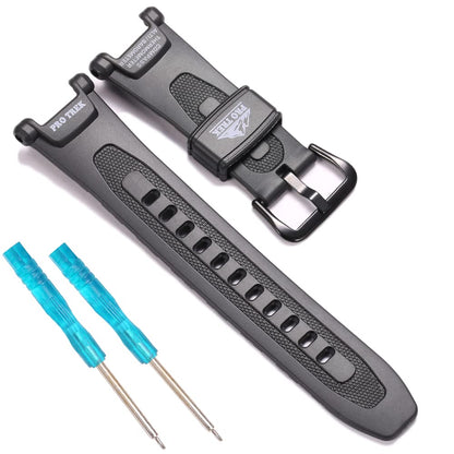 HOTRCNZWQB Rubber Replacement band Compatible with Casio PRG-240 PRG-40 Pathfinder Series Silicone Strap Waterproof Sport Wrist Band