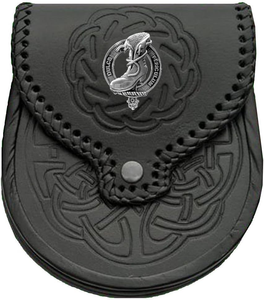 HOTMacAulay Scottish Clan Crest Badge Sporran