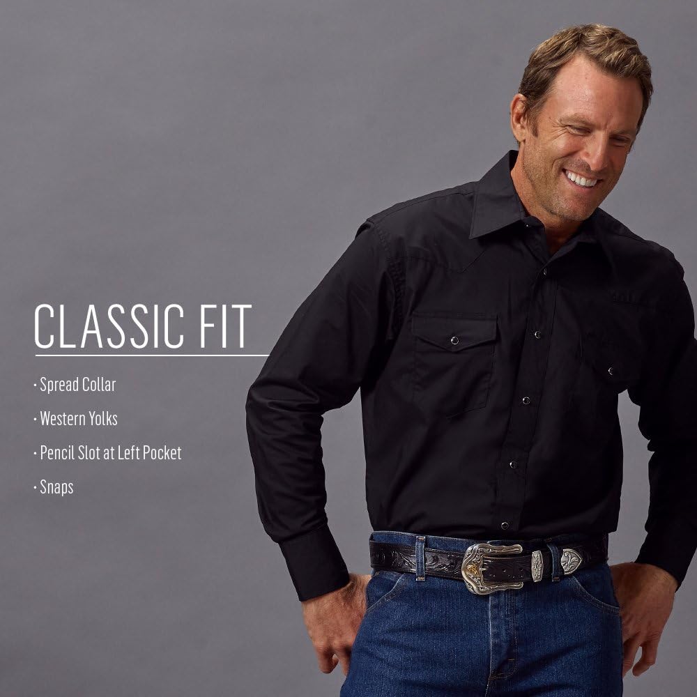 HOTWrangler Western Black Sport Shirt
