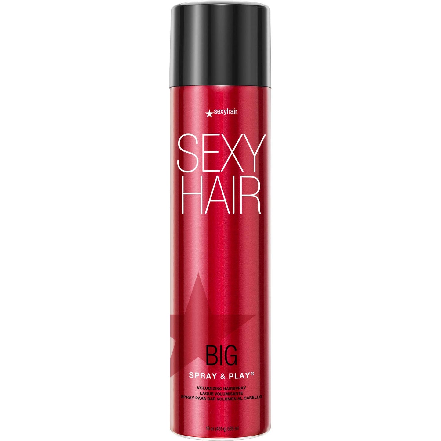 HOTSexyHair Big Spray & Play Volumizing Hairspray | Hold and Shine | Up to 72 Hour Humidity Resistance | All Hair Types