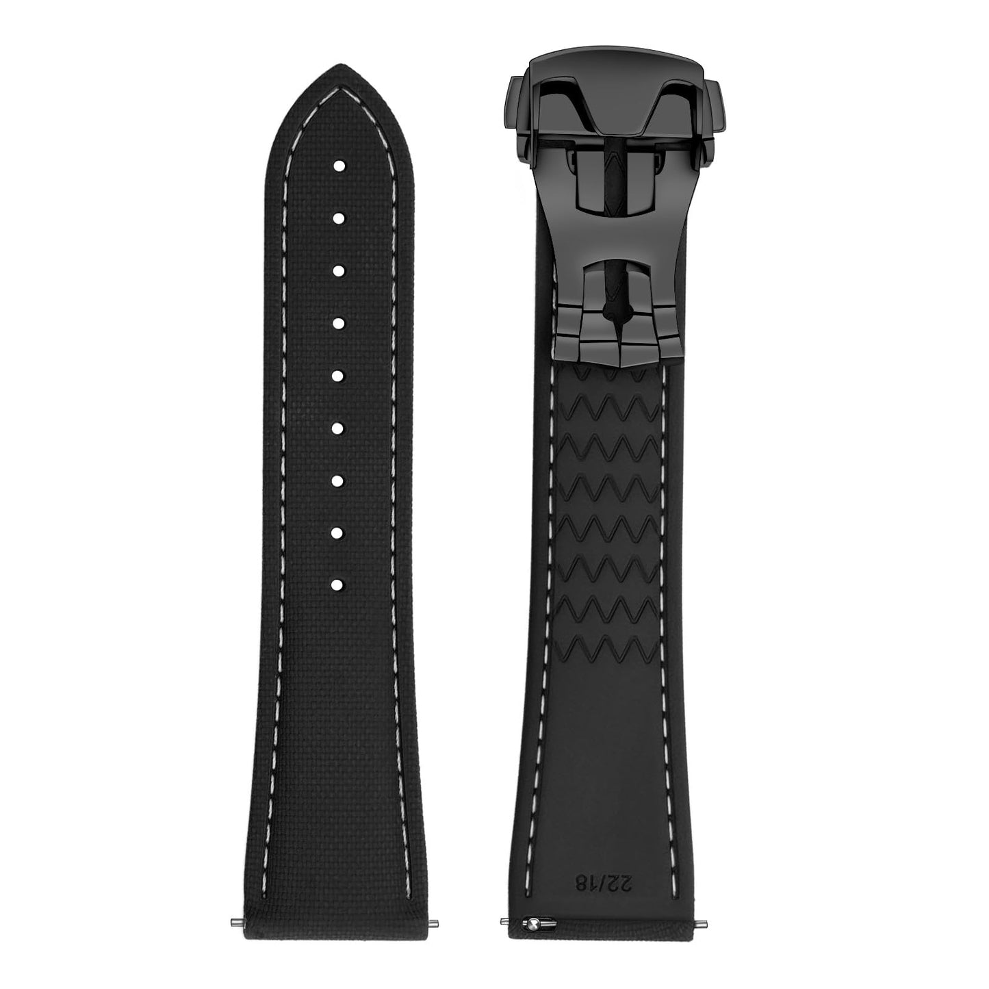 HOTWatch Strap Watch Band 20mm 22mm Man Waterproof Quick Release Bands Sport Replacement Strap Soft FKM Rubber Watchband