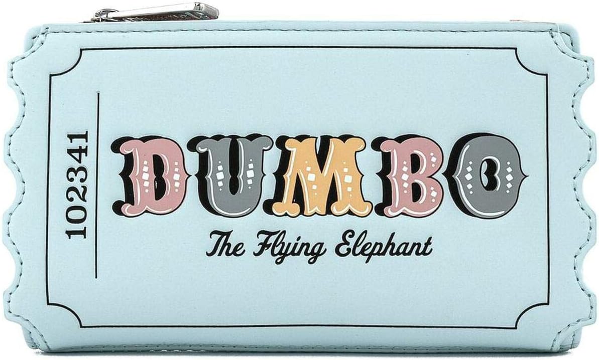 HOTLoungefly Disney Dumbo Circus Ticket Flap Wallet