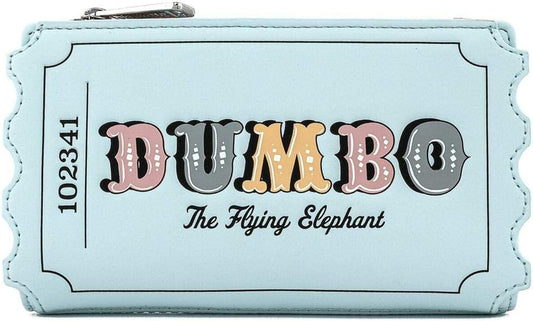 HOTLoungefly Disney Dumbo Circus Ticket Flap Wallet
