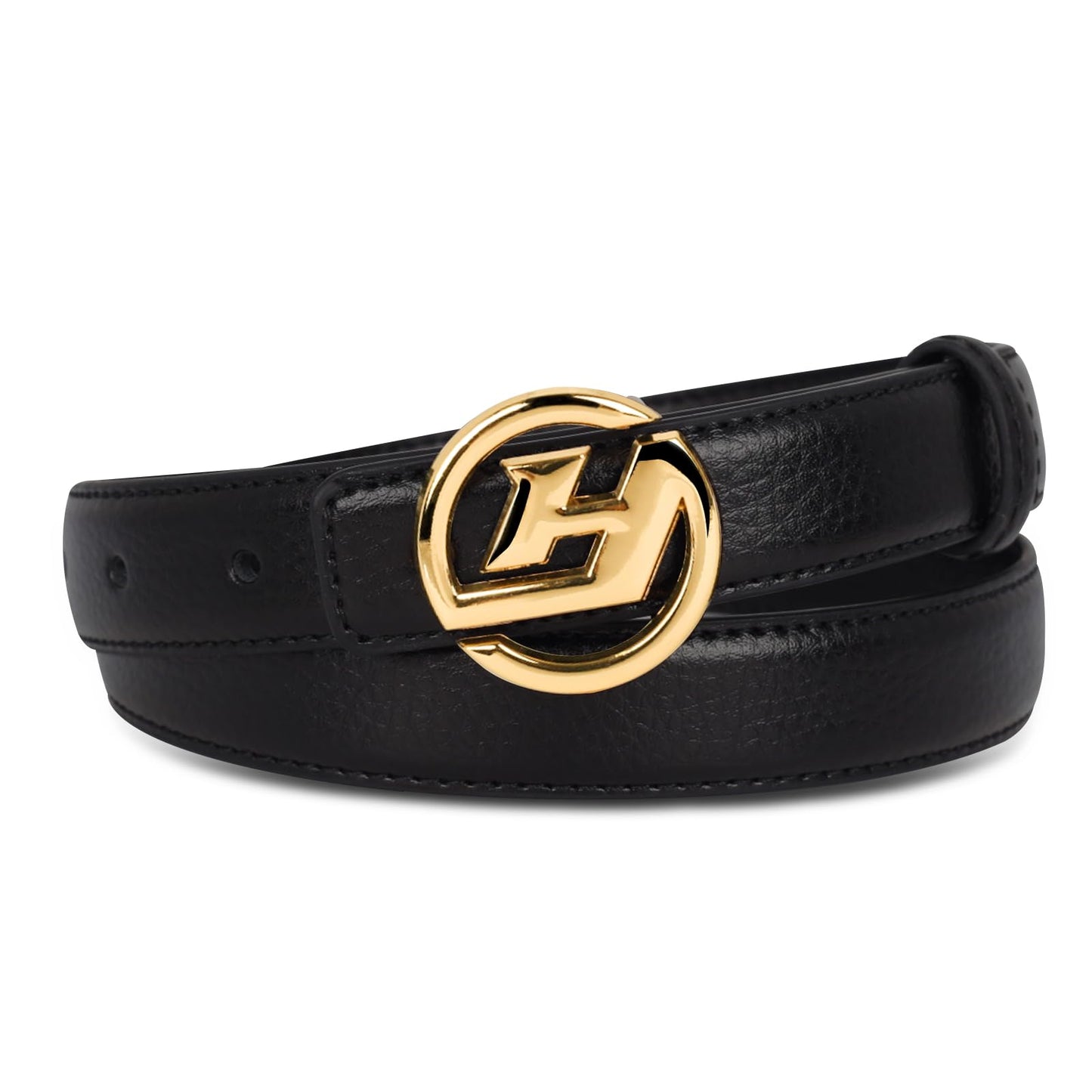 HOTAurolran Women's Leather Belt with Buckle - Ideal for Dresses, Jeans, and Coats