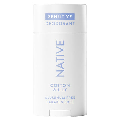 HOTNative Sensitive Deodorant Contains Naturally Derived Ingredients, 72 Hour Odor Control | Deodorant for Women & Men, Aluminum Free with Baking Soda, Coconut Oil and Shea Butter, Coconut & Vanilla