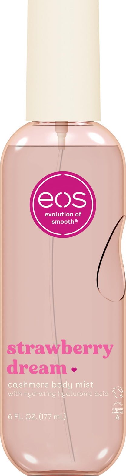 HOTeos Cashmere Body Mist, Vanilla Cashmere, soft musk, cozy caramel, hair mist, body spray for women, moisturizing, hyaluronic acid, body spray, vegan, cruelty-free, 6 fl oz