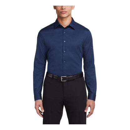HOTVan Heusen Men's Flex Collar Slim Fit Stretch Dress Shirt