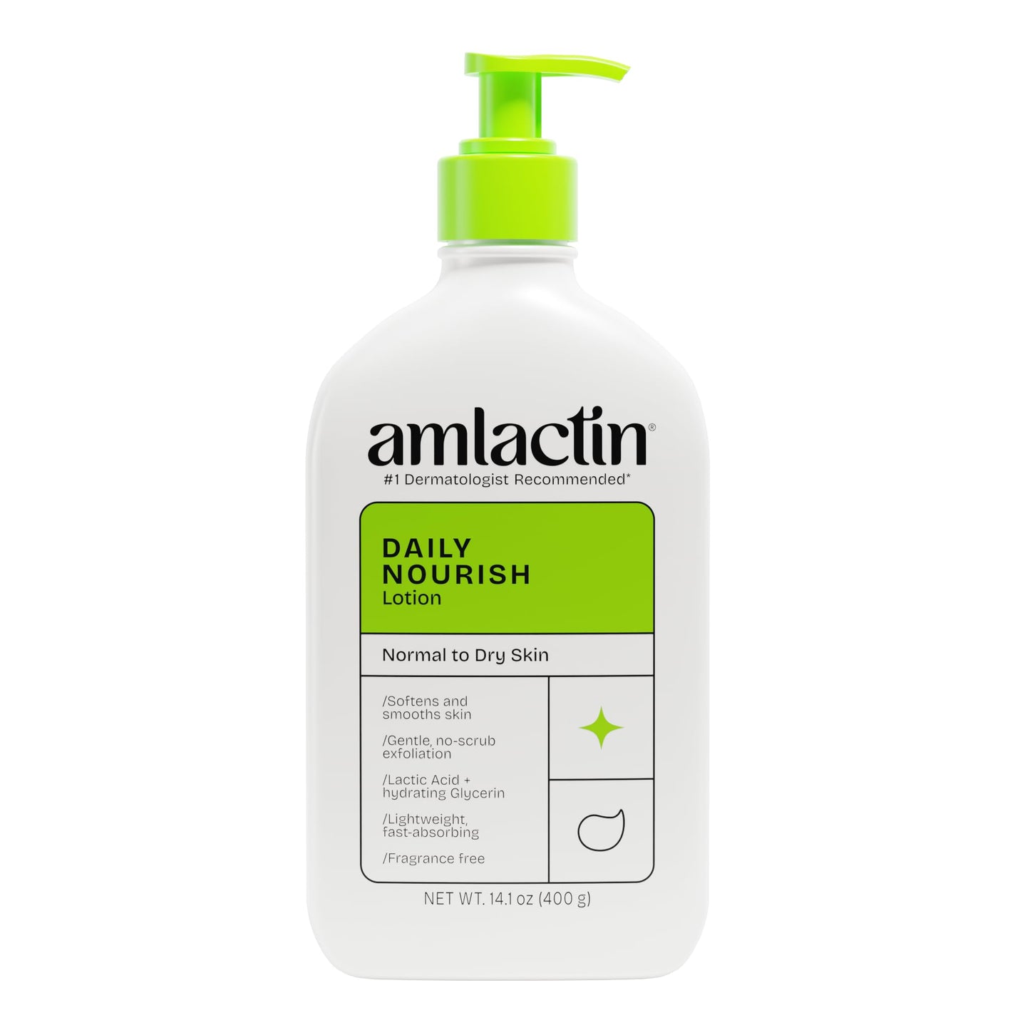 HOTAmLactin Daily Nourish Body Lotion, 12% Lactic Acid, 14.1 oz