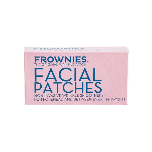 HOTFrownies Forehead and Between the Eyes Wrinkle Patches - Hypoallergenic Facial Patches to Smooth & Soften Forehead Wrinkles & Eleven Lines - For Overnight Use, 144 Patches | Overnight Patches for Forehead & 11 Lines