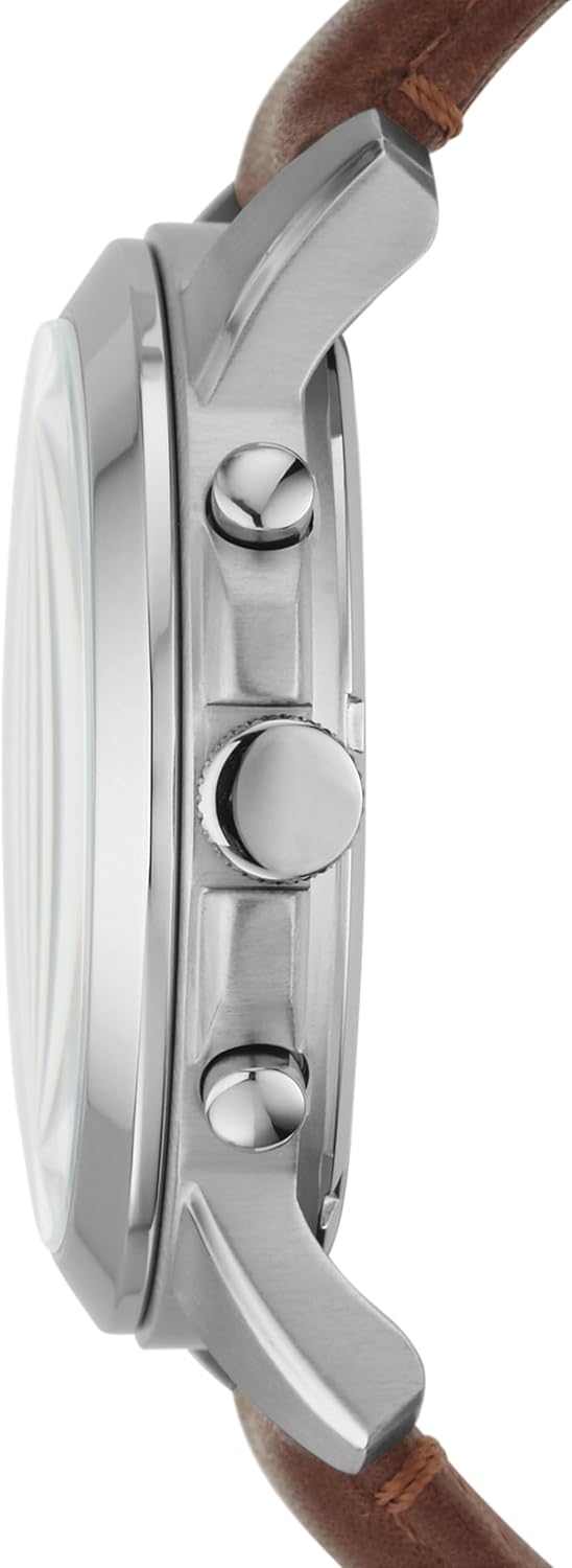 HOTFossil Men's Watch, Grant Quartz Stainless Steel Chronograph Watch for Men