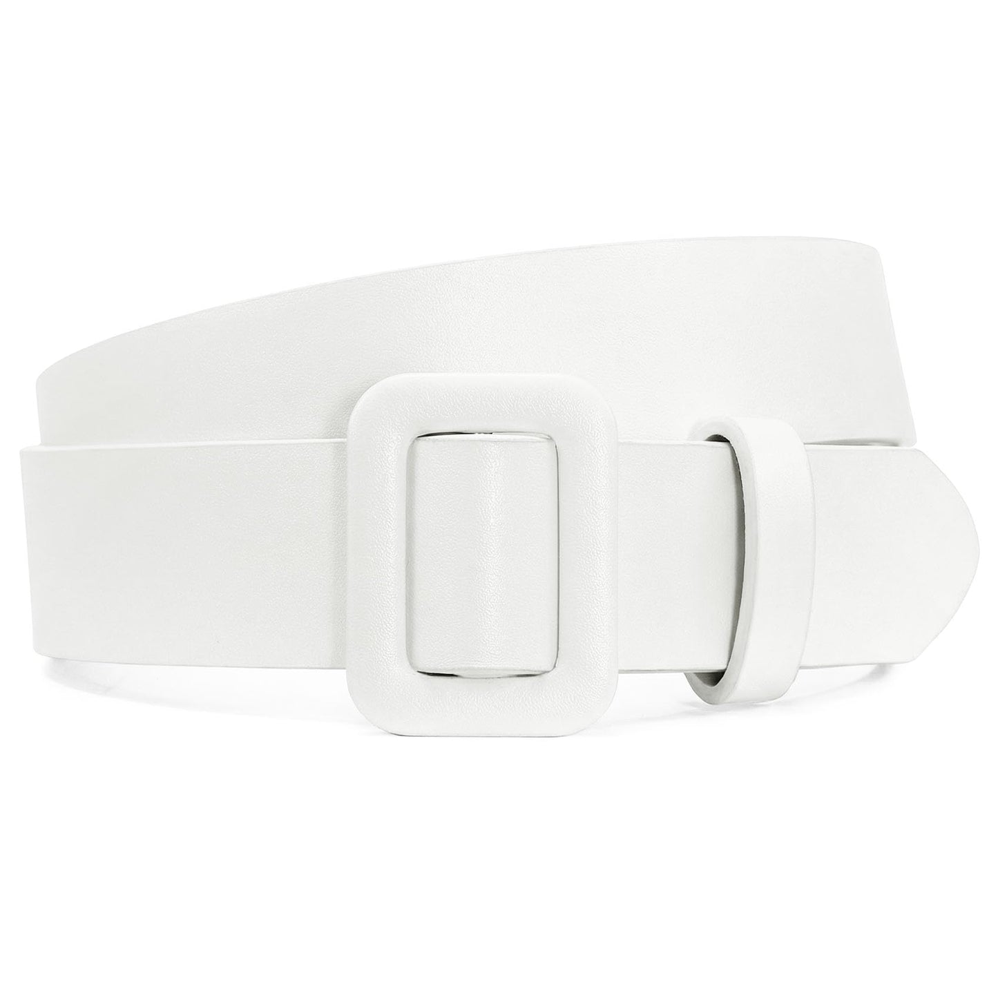 HOTWHIPPY Women Leather Belt Candy Color Ladies Fashion Waist Belt for Jeans Pants Dresses