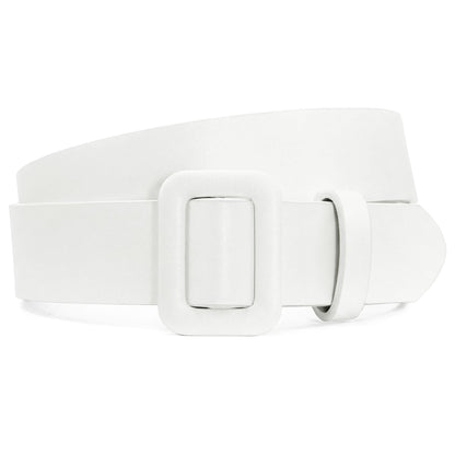 HOTWHIPPY Women Leather Belt Candy Color Ladies Fashion Waist Belt for Jeans Pants Dresses