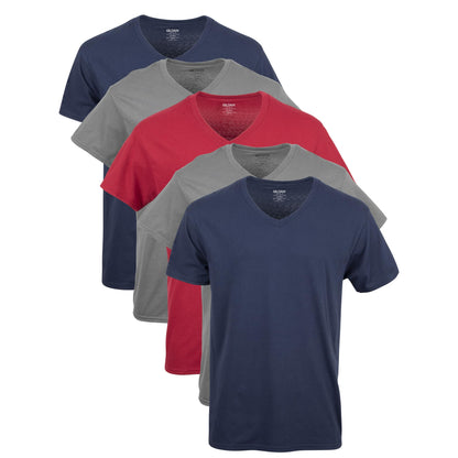 HOTGildan Men's V-Neck T-Shirts, Multipack, Style G1103