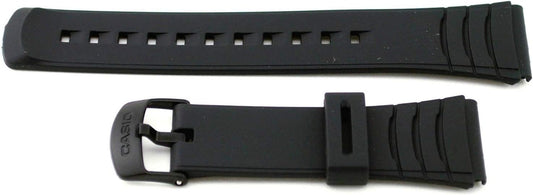 HOTCasio 10169264 Genuine Factory Replacement Resin Watch Band fits DBC-32-1A DBC-32-9A DBC-32C-1 DBC-32C-1B,Black