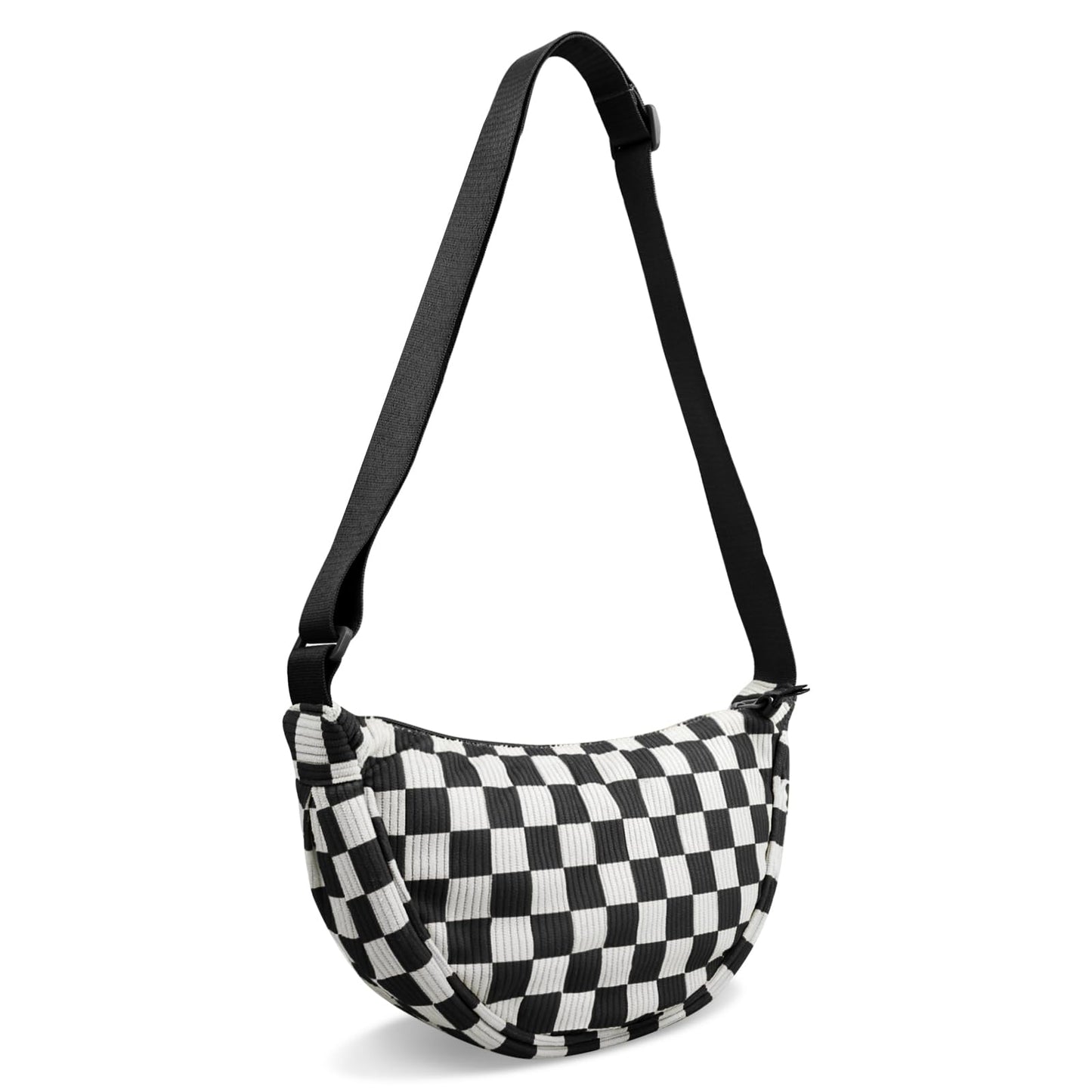 HOTNylon Crescent Crossbody Bag for Women Purses Trendy Men,Small Travel Sling Bag Hobo