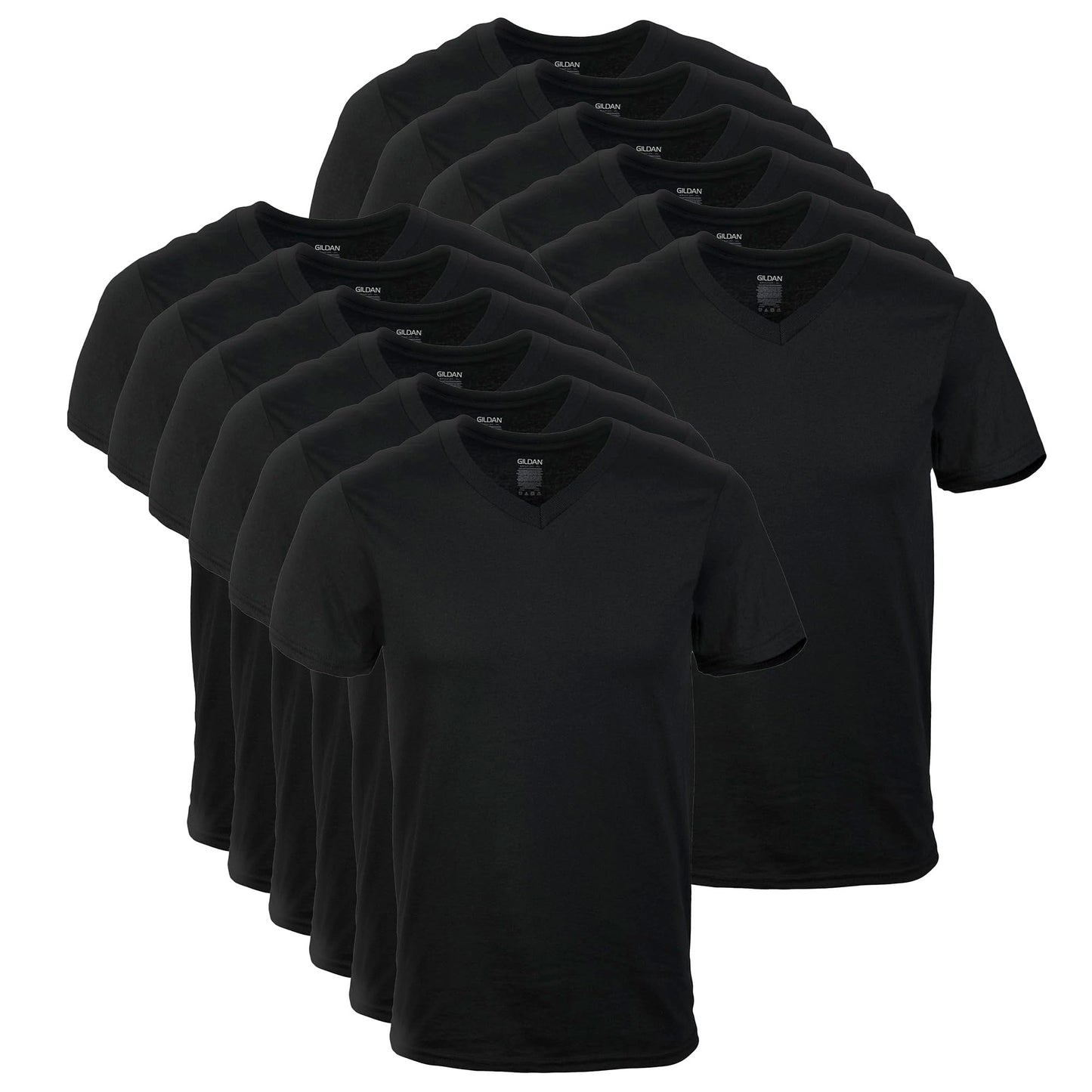 HOTGildan Men's V-Neck T-Shirts, Multipack, Style G1103
