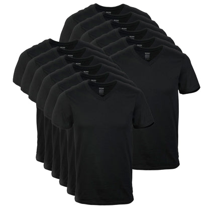 HOTGildan Men's V-Neck T-Shirts, Multipack, Style G1103