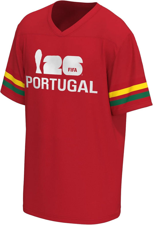 HOTOuterstuff FIFA World Cup 2026 Mens Short Sleeve V-Neck Football Jersey