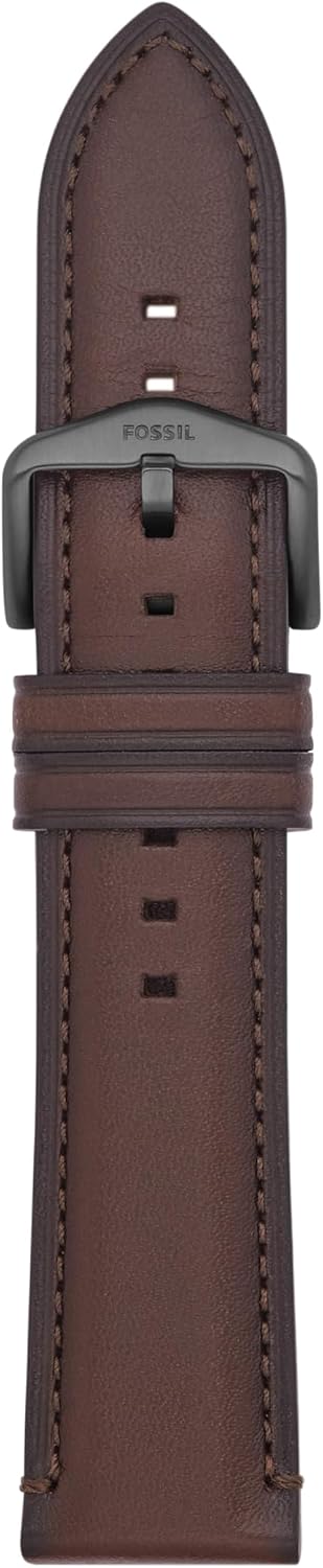 HOTFossil Men's 22mm Dark Brown LiteHide™ Leather Watch Band