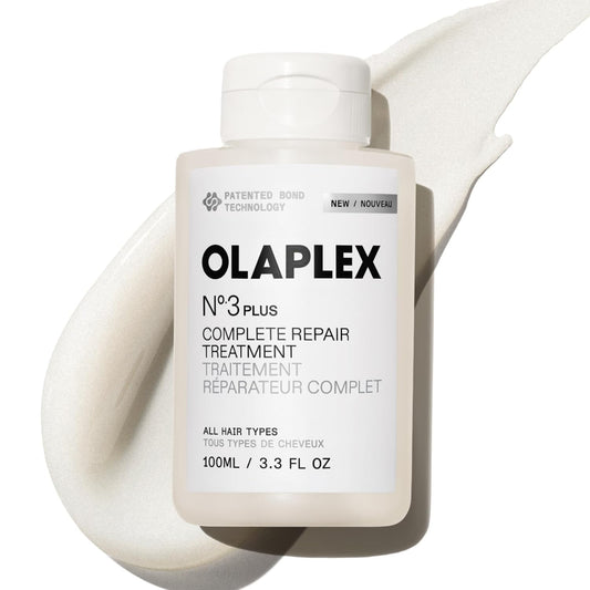 HOTOlaplex N°.3PLUS Complete Repair Treatment: 3-minute Pre-shampoo Treatment to Immediately Repair Hair Damage for Softer, Stronger Hair | For Coily, Curly, Straight, and Wavy