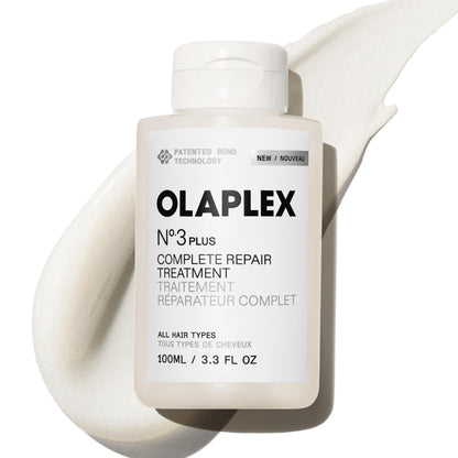 HOTOlaplex N°.3PLUS Complete Repair Treatment: 3-minute Pre-shampoo Treatment to Immediately Repair Hair Damage for Softer, Stronger Hair | For Coily, Curly, Straight, and Wavy