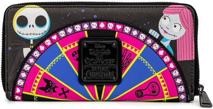 HOTLoungefly Licensed Nightmare Before Christmas Oogie Boogie Metal Zip Around Wallet