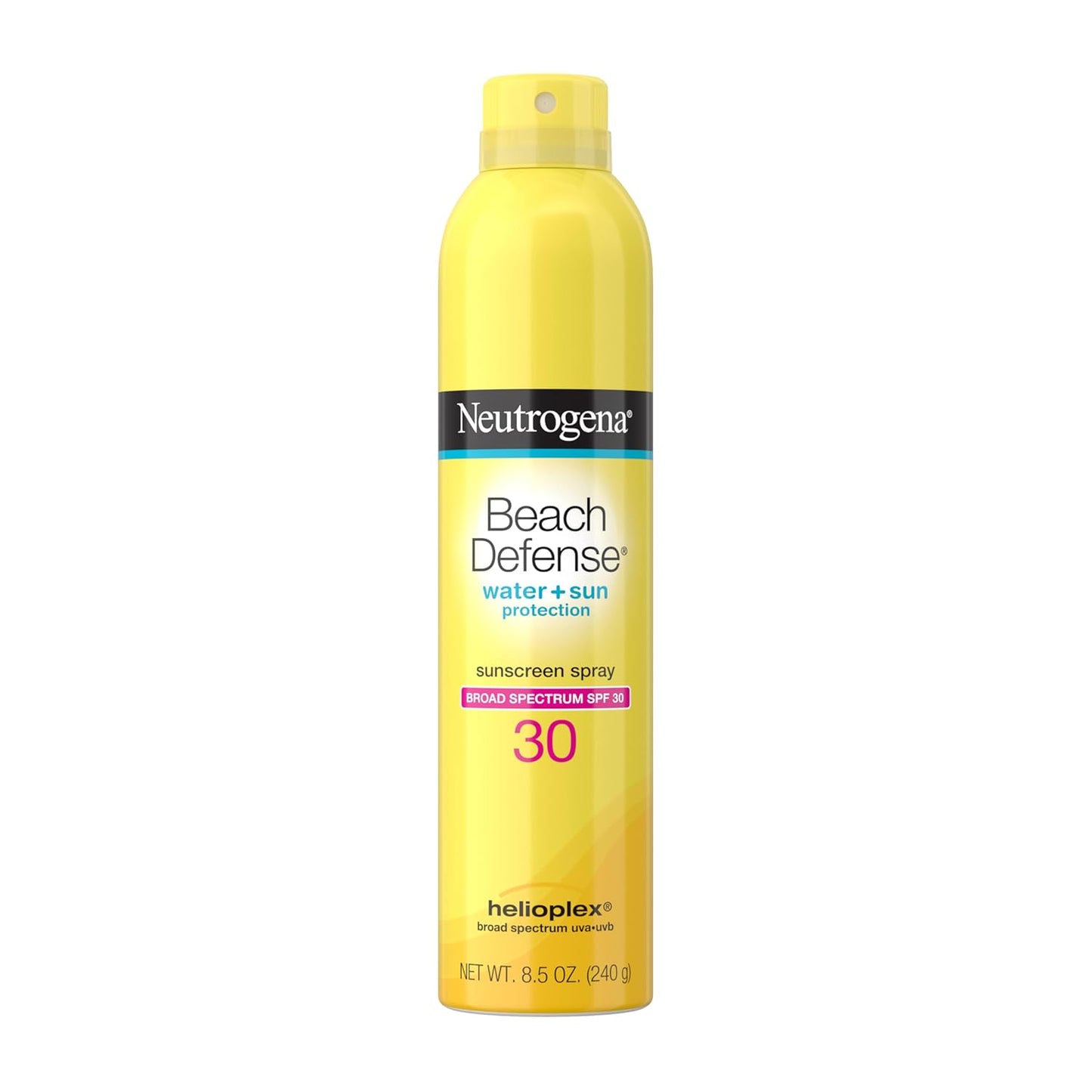 HOTNeutrogena Beach Defense SPF 30 Sunscreen Spray, Broad Spectrum, Lightweight & Fast Absorbing, Oxybenzone & Octinoxate Free, Hawaii Act 104 Compliant Face & Body Sunscreen, 8.5 oz
