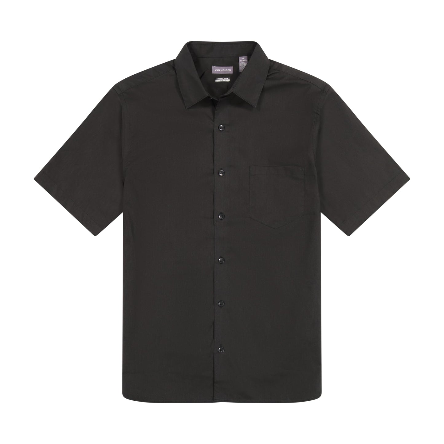 HOTVan Heusen Mens Wrinkle Free Short Sleeve Button Down Check Shirt