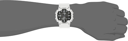 HOTCasio AQS800W Series | Analog Digital Watch | 100M WR | Solar Powered | 1/100 SEC Stop Watch | 6-Language Day of The Week Indicator | Countdown Timer | LED Light | Multi Alarm