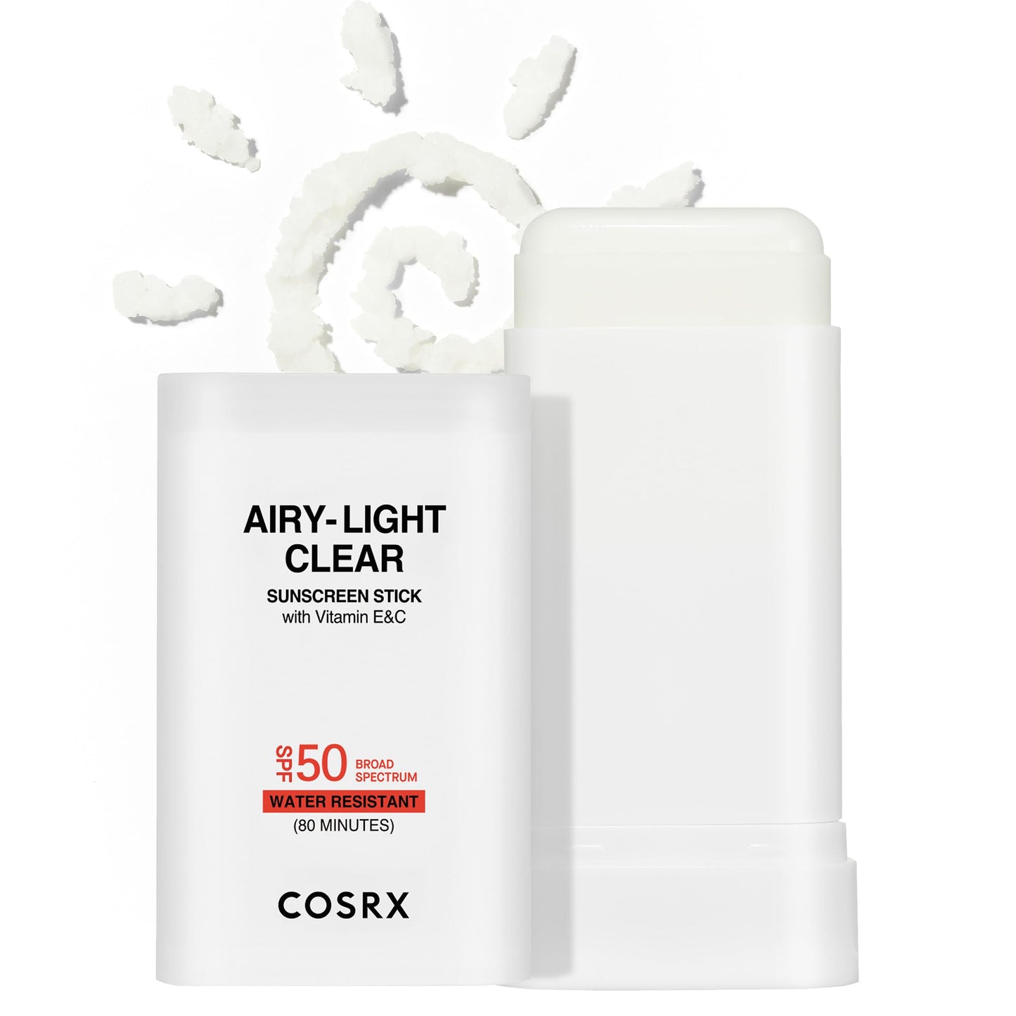 HOTCOSRX Vitamin E Sunscreen for Oily Skin SPF 50, Natural Glow Face Sunscreen, Lightweight, Non-Sticky, No White Cast, Hydrating, Beach Essentials, Summer Travel Essentials, Korean Skincare,1.69 fl oz