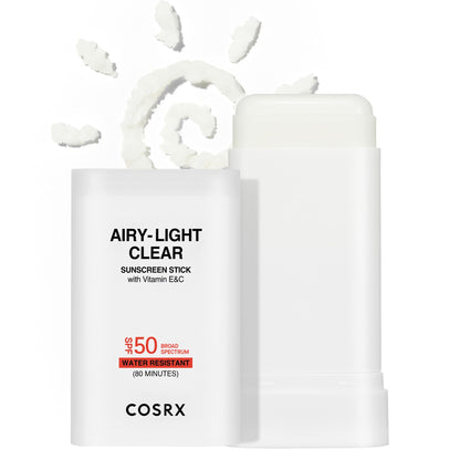 HOTCOSRX Vitamin E Sunscreen for Oily Skin SPF 50, Natural Glow Face Sunscreen, Lightweight, Non-Sticky, No White Cast, Hydrating, Beach Essentials, Summer Travel Essentials, Korean Skincare,1.69 fl oz