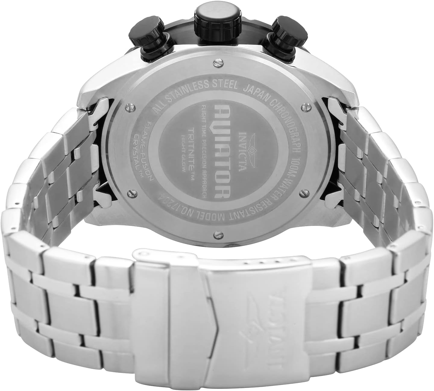 HOTInvicta Men's Aviator Analog Display Japanese Quartz Silver Watch, Gold, Black (Model: 12704, 28898, 28899)