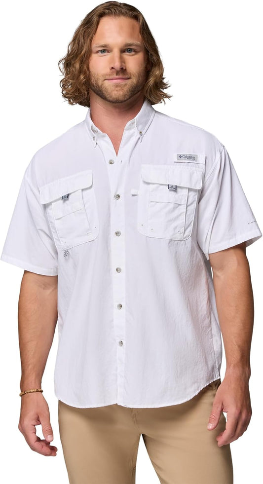 HOTColumbia Men's PFG Bahama II Short Sleeve Fishing Shirt