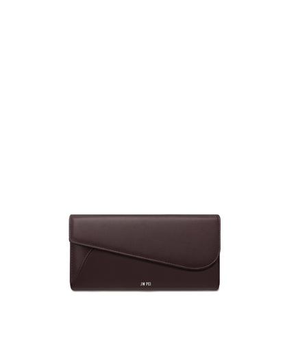 HOTJW PEI Seren Flap Long Wallet - Black