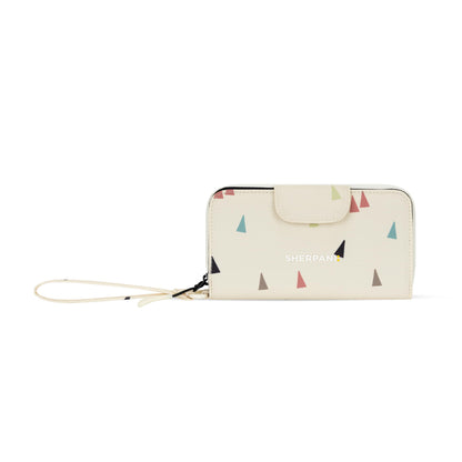 HOTSherpani Tulum, Nylon Zip Around Wallet, Wristlet, Purse with Card Holder Organizer for Women | Lightweight Wallet with Clear ID Window, Small Pouch, Card Cash Holder Organizer, RFID Protection, Clutch for Travel Gift