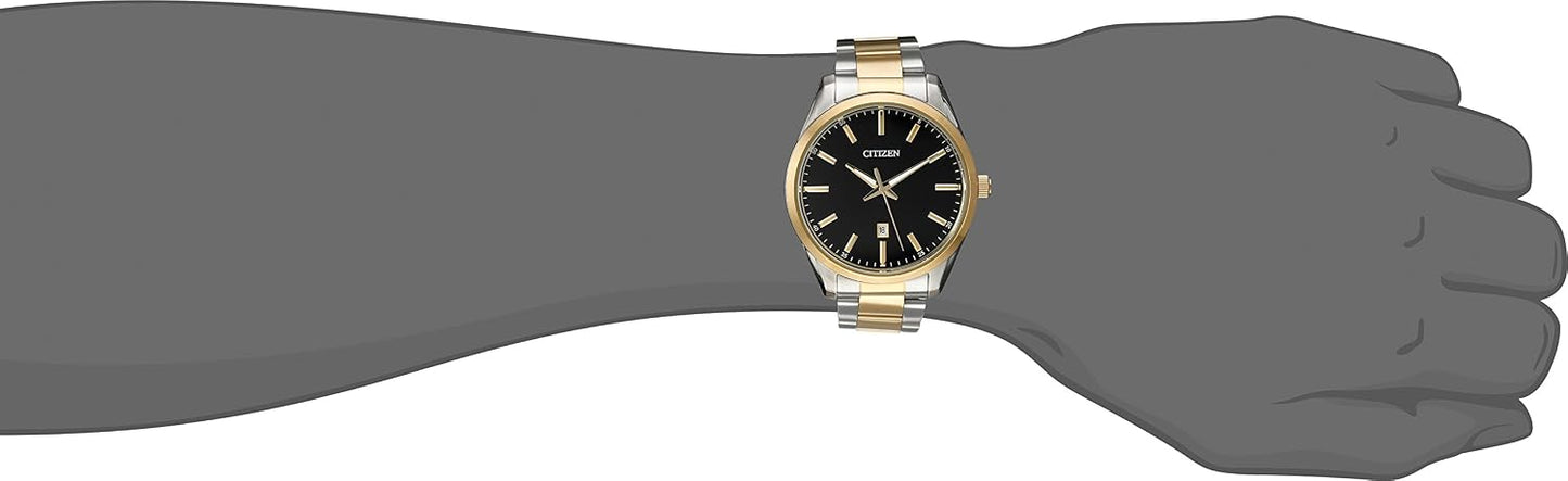 HOTCitizen Quartz Mens Watch, Stainless Steel, Classic