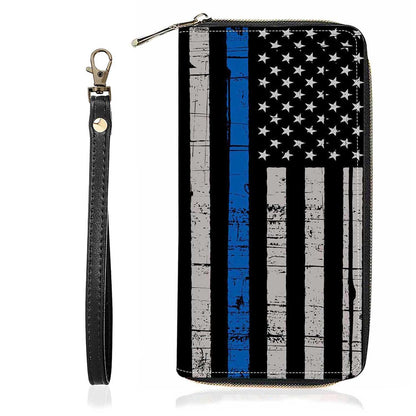 HOTChristian Cross Quote Bible Verse Matthew 19:26 Print Wallet for Women Large Capacity Wallet Credit Card Holder PU Leather Zipper Clutch Purse Phone Wallet