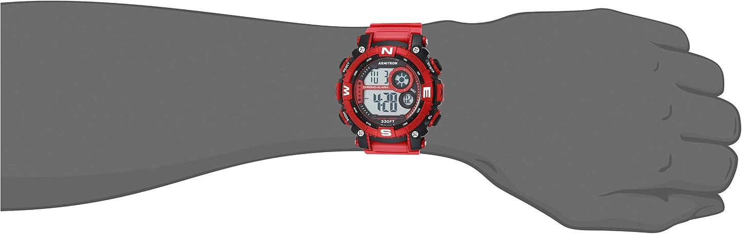 HOTArmitron Sport Men's Digital Chronograph Resin Strap Watch, 40/8284