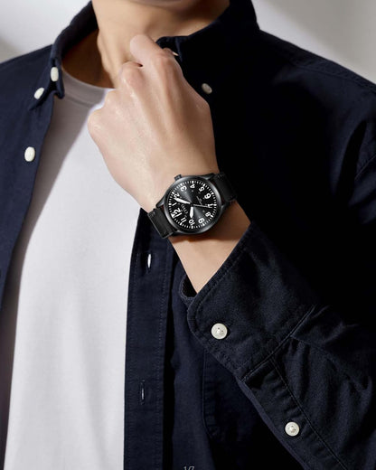 HOTCIVO Military Watch for Men Waterproof: Analog Mens Watches Classic- Field Wrist Watches for Man
