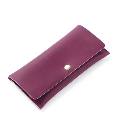 HOTHIFA Leather Wallet Women, Purses for Women - Soft Touch Rustic Leather, Retro Style, 4 Card Pockets with Cash Slot, Compact Convenience and Ideal Gift - Wallets for Women, Womens Wallet
