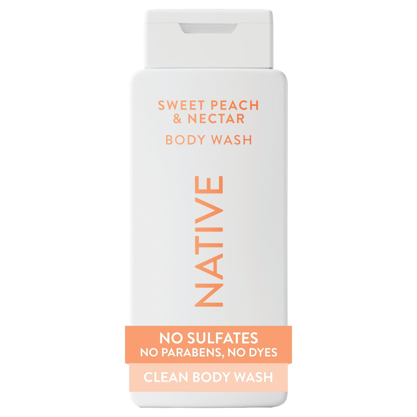 HOTNative Clean Body Wash, Gentle & pH-balanced for Sensitive Skin, 24-Hr Freshness for Men & Women, Vegan & Cruelty-Free, Free of Sulfates, Parabens & Phthalates, Sea Salt & Cedar, 18 fl oz