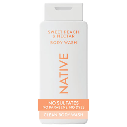 HOTNative Clean Body Wash, Gentle & pH-balanced for Sensitive Skin, 24-Hr Freshness for Men & Women, Vegan & Cruelty-Free, Free of Sulfates, Parabens & Phthalates, Sea Salt & Cedar, 18 fl oz