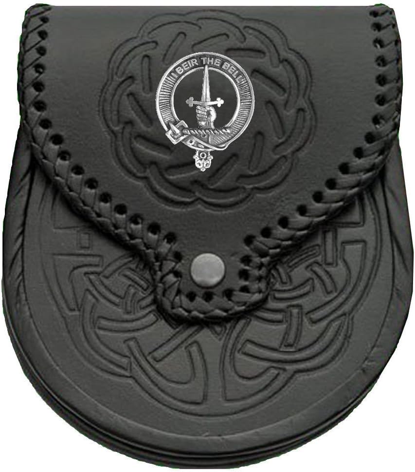 HOTBell Scottish Clan Crest Badge Sporran
