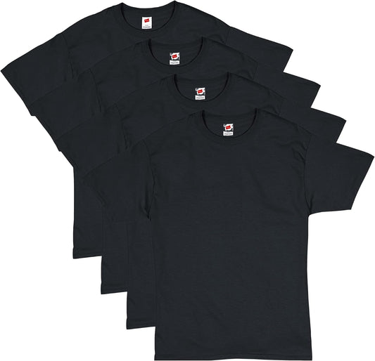 HOTHanes Men's T-Shirt Pack - 4 or 6 Pack - Essential-T Crewneck Cotton T-Shirts - Everyday Men's Clothing - Big & Tall