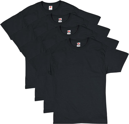 HOTHanes Men's T-Shirt Pack - 4 or 6 Pack - Essential-T Crewneck Cotton T-Shirts - Everyday Men's Clothing - Big & Tall