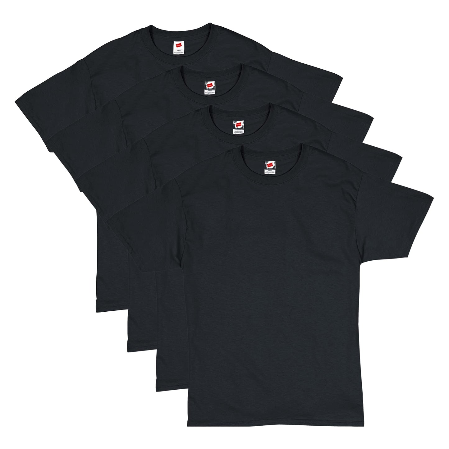 HOTHanes Men's T-Shirt Pack - 4 or 6 Pack - Essential-T Crewneck Cotton T-Shirts - Everyday Men's Clothing - Big & Tall